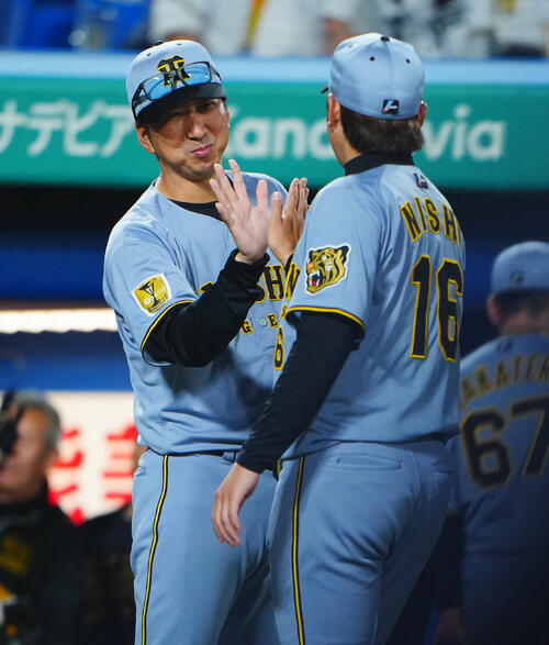 【阪神】藤川監督「西ですね」ベテラン右腕の安定感に満足げ「非常に素晴らしい」／一問一答