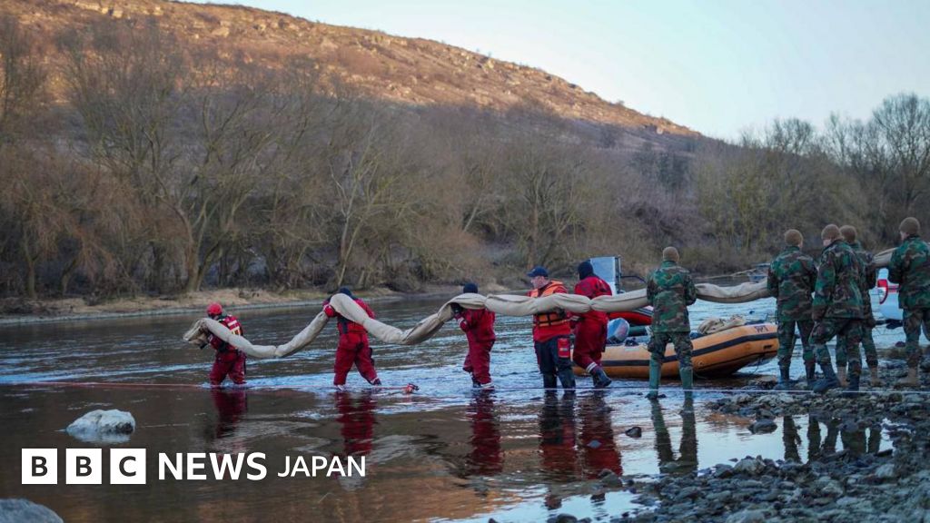 東欧モルドヴァ北部で水の供給が停止、主要河川に石油流出 ロシアのウクライナ攻撃が原因か