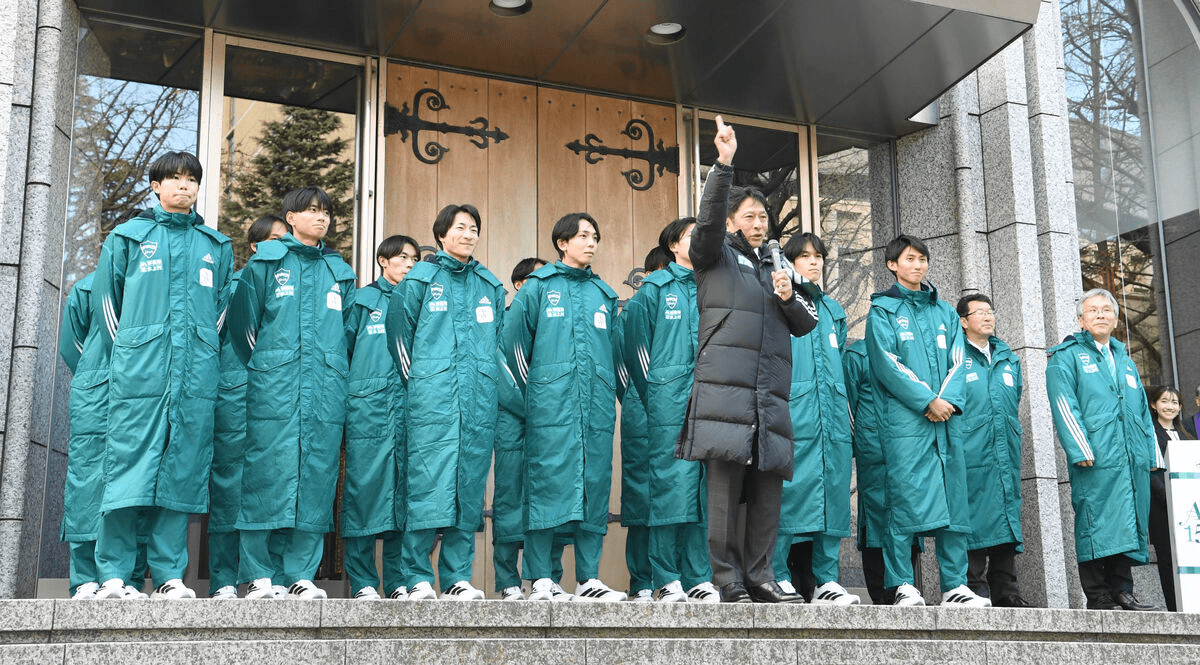 箱根駅伝連覇へ青学大が壮行会 エース太田「オレが勝たせてやる」 原監督「あいたいね大作戦、スタート！」