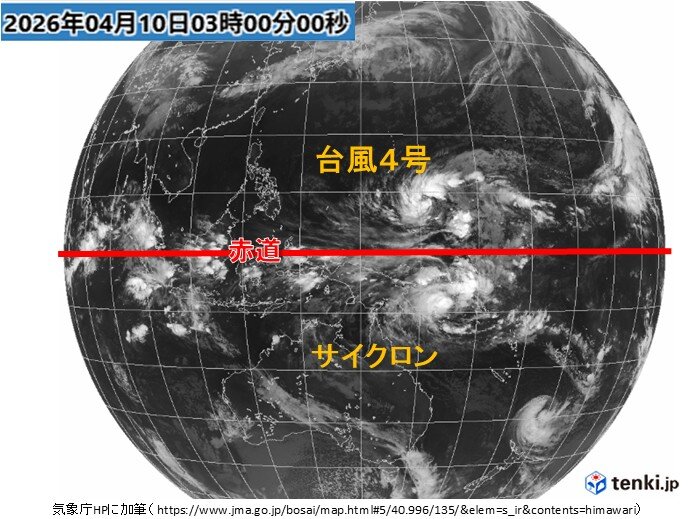 台風4号が北上中 今、気象予報士が注目しているのは台風の影響だけじゃない