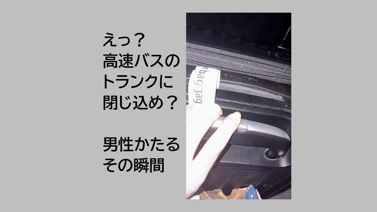「暗くて怖かった」 高速バスのトランクに乗客を閉じ込め 確認不足で10分間走行 熊本