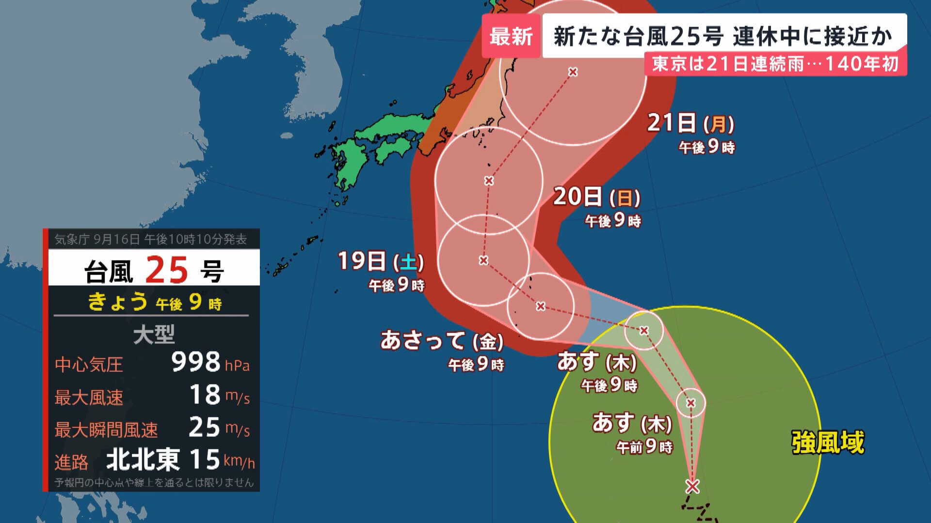 台風25号 シルバーウイークに接近のおそれ 日光市は“日光不足”…各地で農作物にも影響 「車から出られない」名古屋豪雨緊迫の通報記録【news23】
