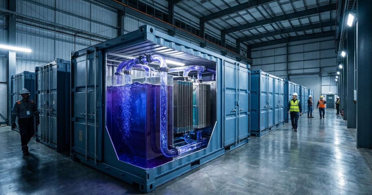 劣化せず、燃えず、ほぼ永久の液体バッテリー。世界最大の「レドックスフロー電池」建設中