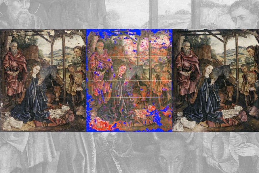 数年かかる絵画修復を”数時間で完了”させるAI生成「マスク」を開発