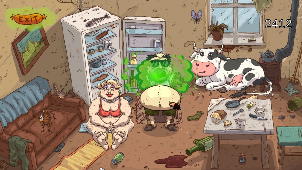 お下品クリッカー『A Story About Farting』、Steamにて期間限定無料配布中。クリックでおならとゲップ出しまくり