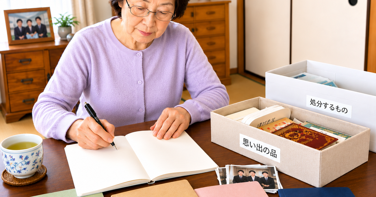 母の終活をきっかけに、自分の身の回りも整理してみた / 黒歴史は捨てられたが、プリ帳は捨てられなかった
