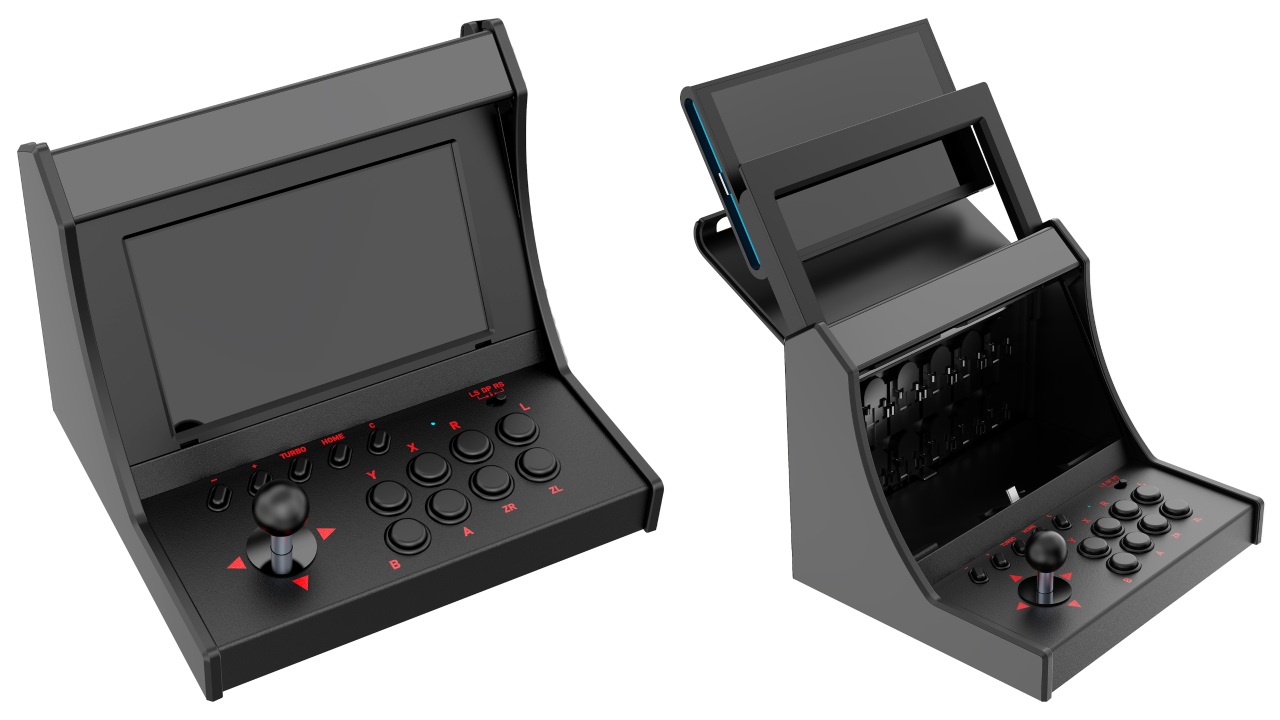 Nintendo Switchがアーケード筐体に様変わりする「レトロアーケードドック」ゲオ限定モデルが発売開始