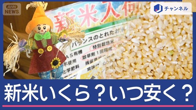 今年の「新米」続々店頭に！いくら？いつ安く？コメのプロ分析（テレ朝NEWS）｜ｄメニューニュース