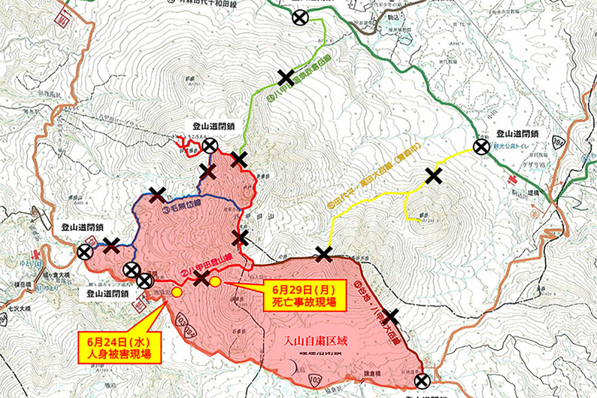 クマ事故受け、八甲田山の登山道が閉鎖に。大岳へのコースなど登山できず