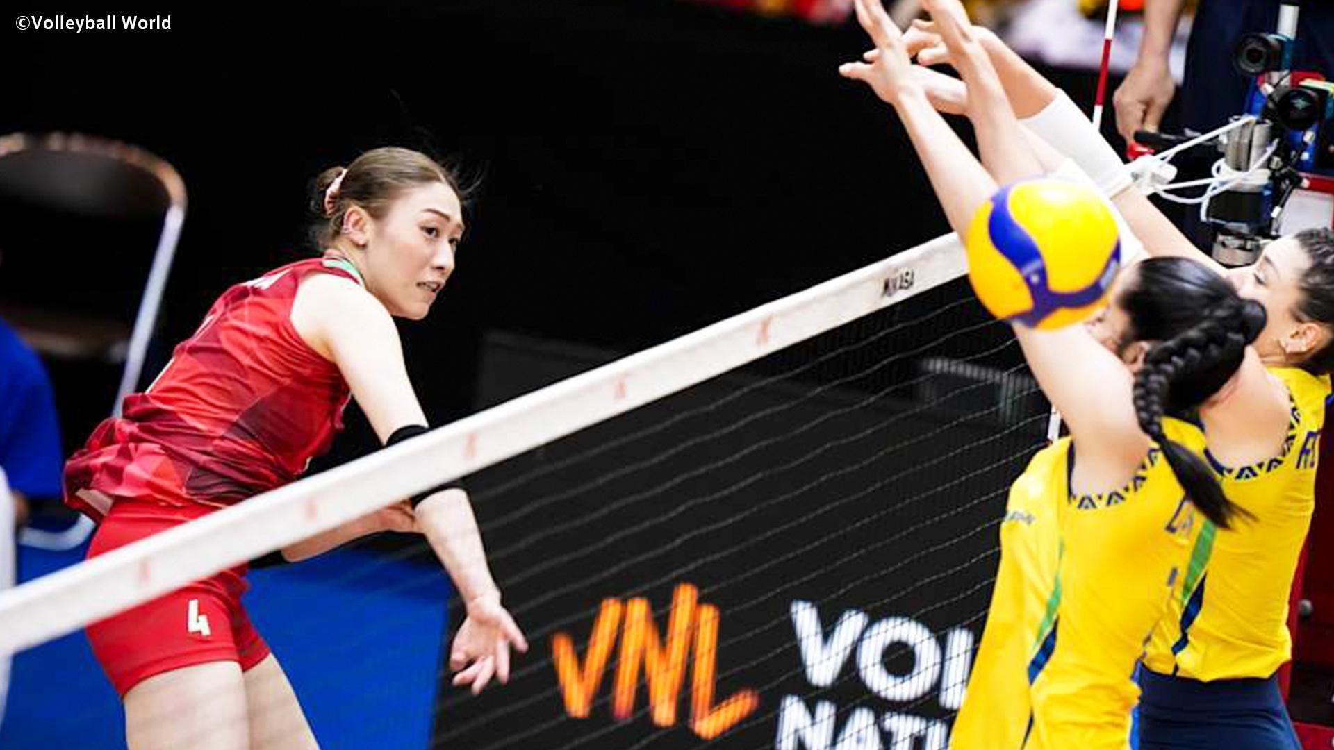 バレー女子日本代表、世界2位ブラジルにストレート負け 石川真佑「非常に悔しい」予選3位通過で決勝Rへ【ネーションズリーグ】