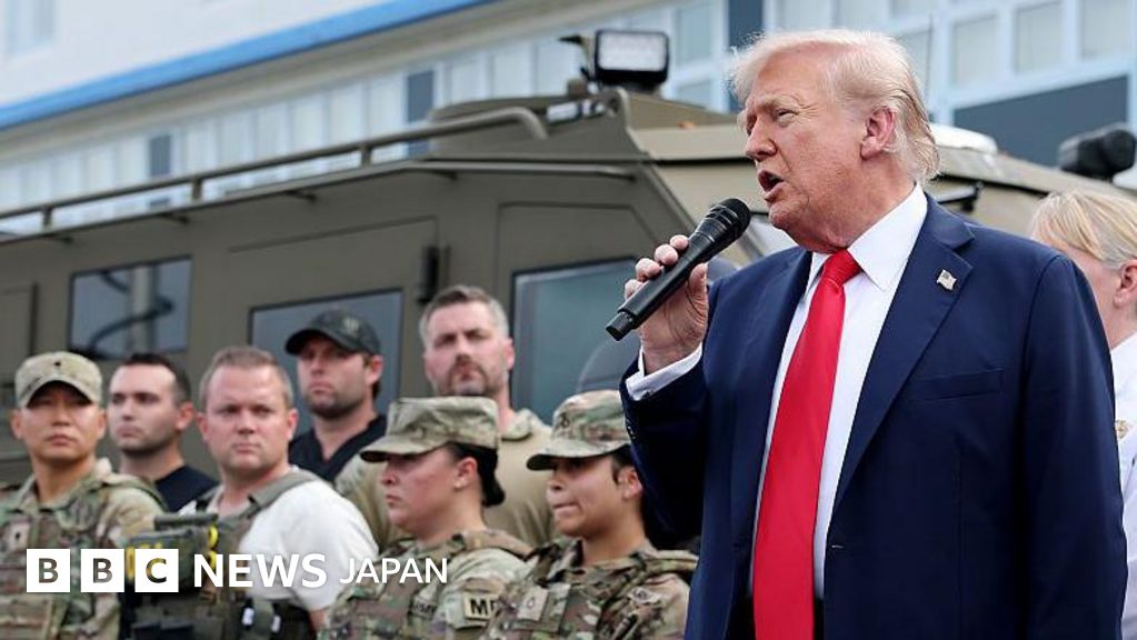 トランプ氏、シカゴやボルティモアなどへも州兵派遣の意向 「権力の乱用」と州知事ら反発