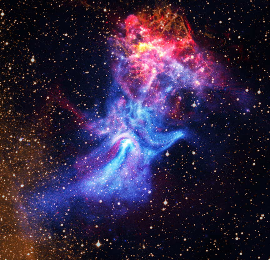チャンドラが捉えた宇宙の“手” パルサー風星雲「MSH 15-52」の最新画像と研究成果をNASAが紹介