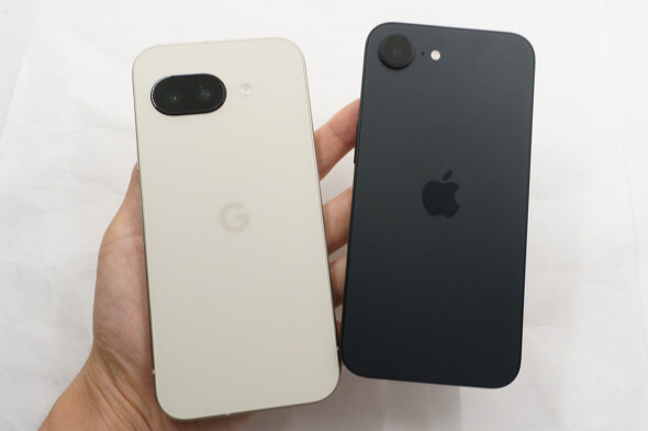 「iPhone 16e」「Pixel 9a」徹底比較レビュー：カメラ、バッテリー、基本性能、AIが優秀なのはどちら？