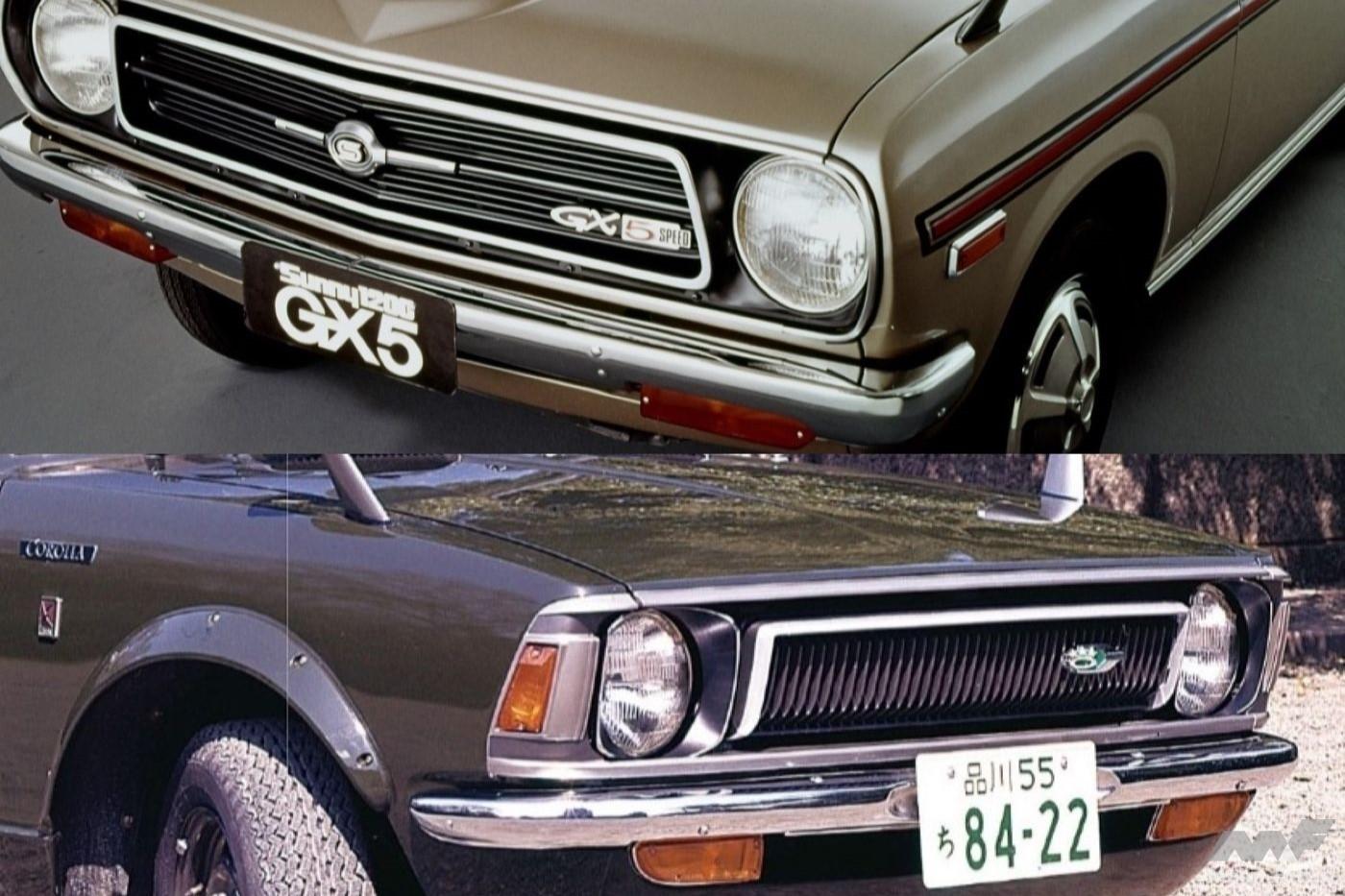 パワーか軽さか？ スポーツクーペ対決！パワーのトヨタTE27「カローラレビン」vs.軽量な日産B110「サニー1200GX-5」【歴史を飾ったライバル対決015】