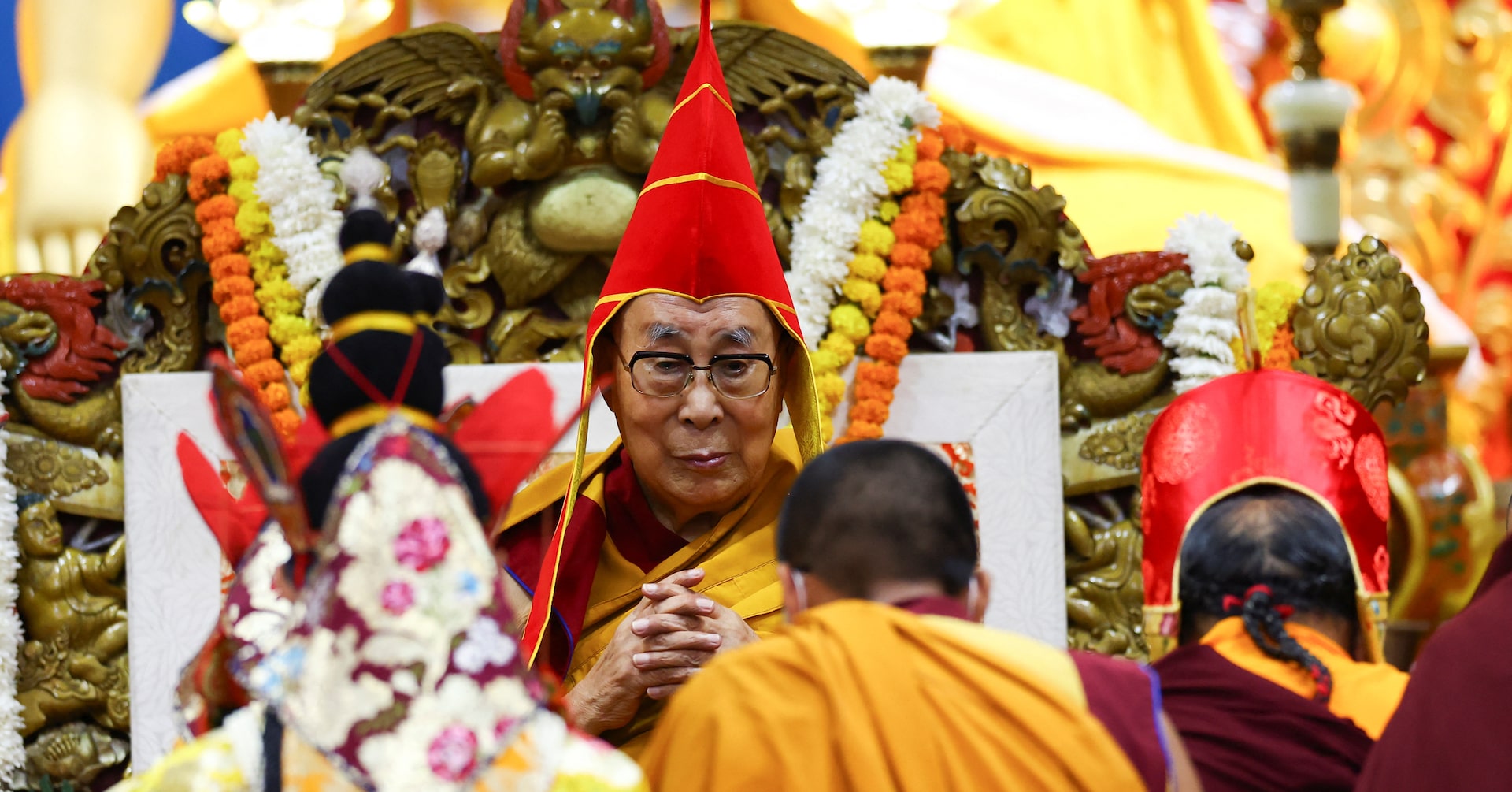 ダライ・ラマ、「一介の仏教僧」として使命に注力 90歳誕生日