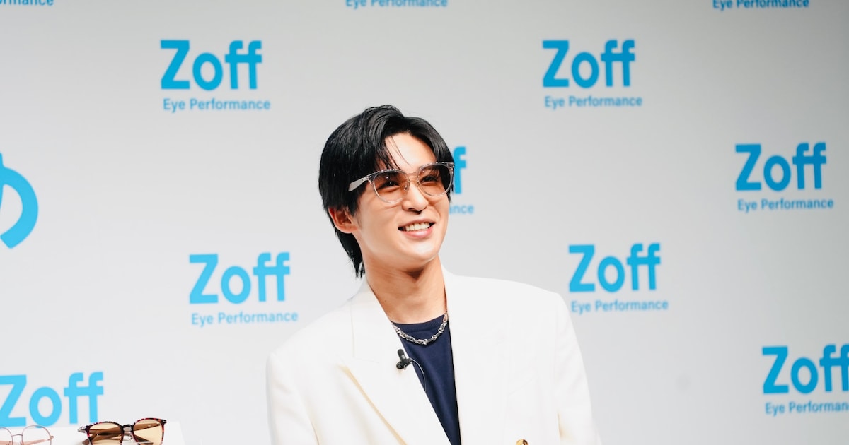 目黒蓮がZoffグローバルアンバサダー就任、サンカットグラスで知った「目を守る大切さ」（会見レポート / 動画あり / 写真8枚）