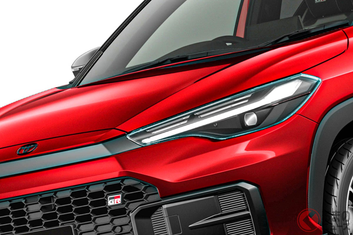 トヨタ新型「カローラ"SUV"」公開！ 2.0リッターエンジン＋専用6速シーケンシャル搭載の「高性能モデル」！ 迫力の大口顔もイイ「GR SPORT」何が違う？