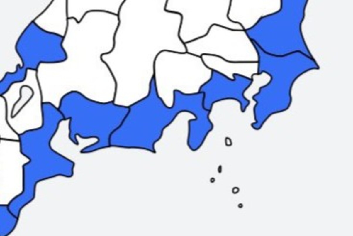 台風が上陸したことのある都道府県に色を塗ったら…… 「ええっ!?」驚きの結果に「どういうこと」「どうやって上陸したん」【可視化MAP】