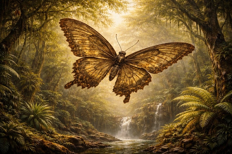 【世界初】3400万年前の「エンペラーバタフライ」の貴重な化石を発見 (2/2)