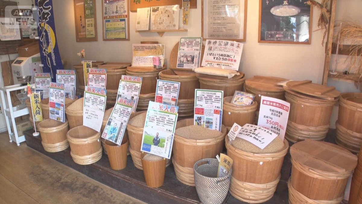 新米5キロ8800円完売 コメ店「一番多く売れる」 一方で水不足に肩を落とす農家も