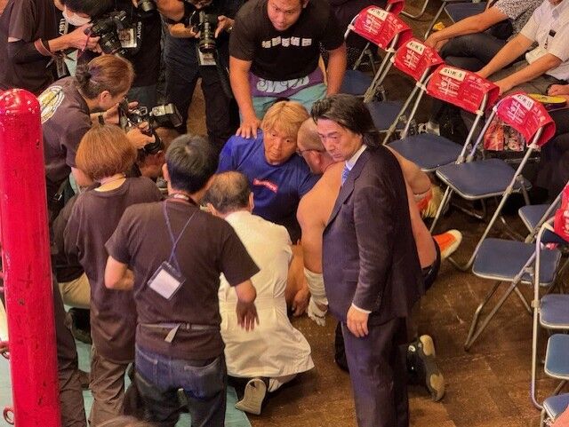 船木誠勝、黒潮ＴＯＫＹＯジャパンに敗れ「右肩脱臼」救急搬送…平井丈雅代表が経過報告「行きつけの整形外科でＭＲＩを撮る予定です」…９・１１後楽園全成績（スポーツ報知）