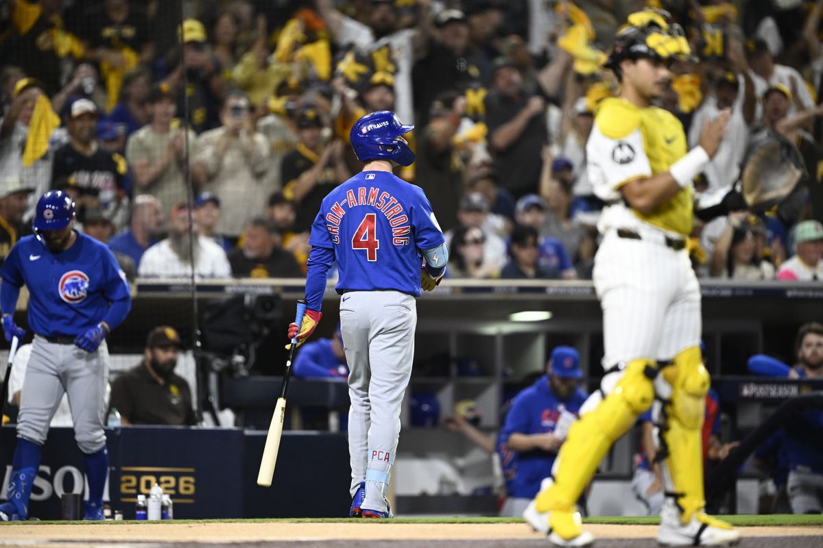 【MLB】完璧に封じられたPCA、7打数無安打… カブス完敗でPS敗退 鈴木誠也もチャンスで一本出ず… 今永も最後まで出番なく