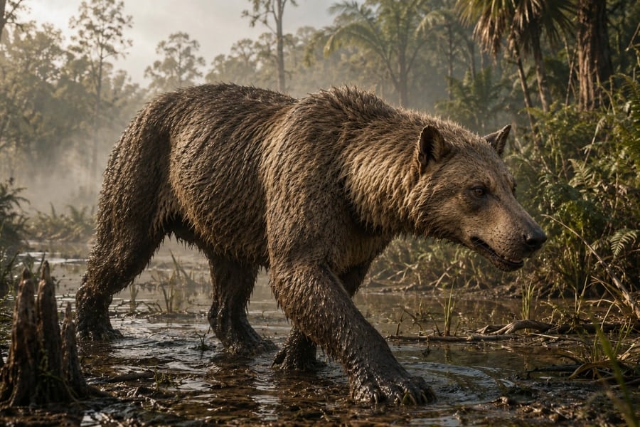 絶滅した肉食哺乳類「ベアドッグ」の新種化石をスペインで発見