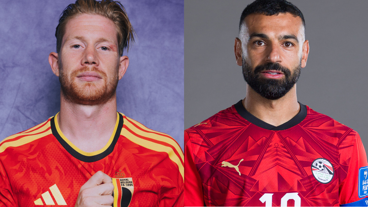 ベルギー代表対エジプト代表、予想スタメン＆フォーメーション【北中米W杯】
