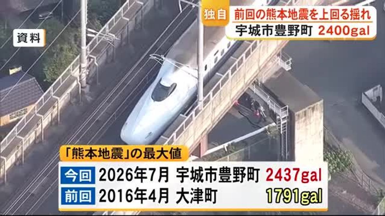 熊本地震 揺れの大きさ前回上回る