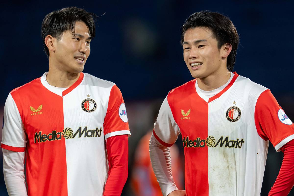 日本人ホットラインで追撃弾！フェイエノールトDF渡辺剛が蘭リーグ初ゴール！サッカー日本代表FW上田綺世のお膳立てを叩き込む