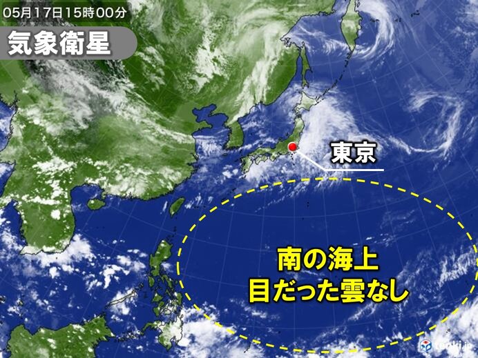 台風1号まだ発生せず 昨年は5月下旬に発生し梅雨入りは各地でかなり遅く 今年は?