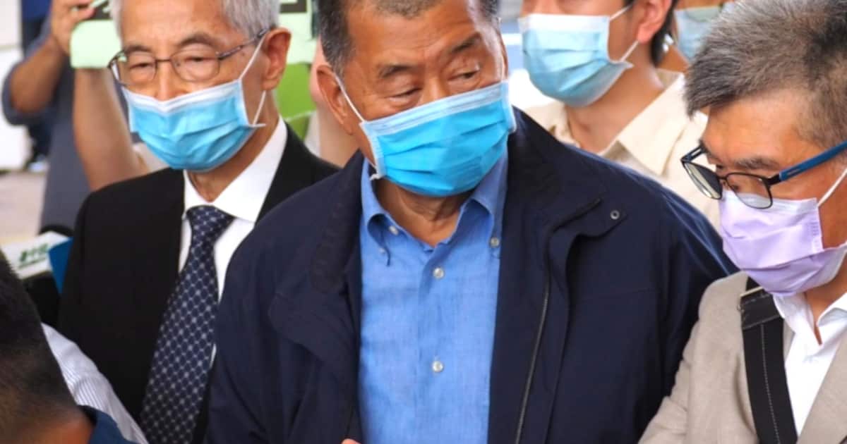 「報道の自由の死を正式宣告」香港民主派元区議ら25人、リンゴ日報創業の黎智英氏有罪に