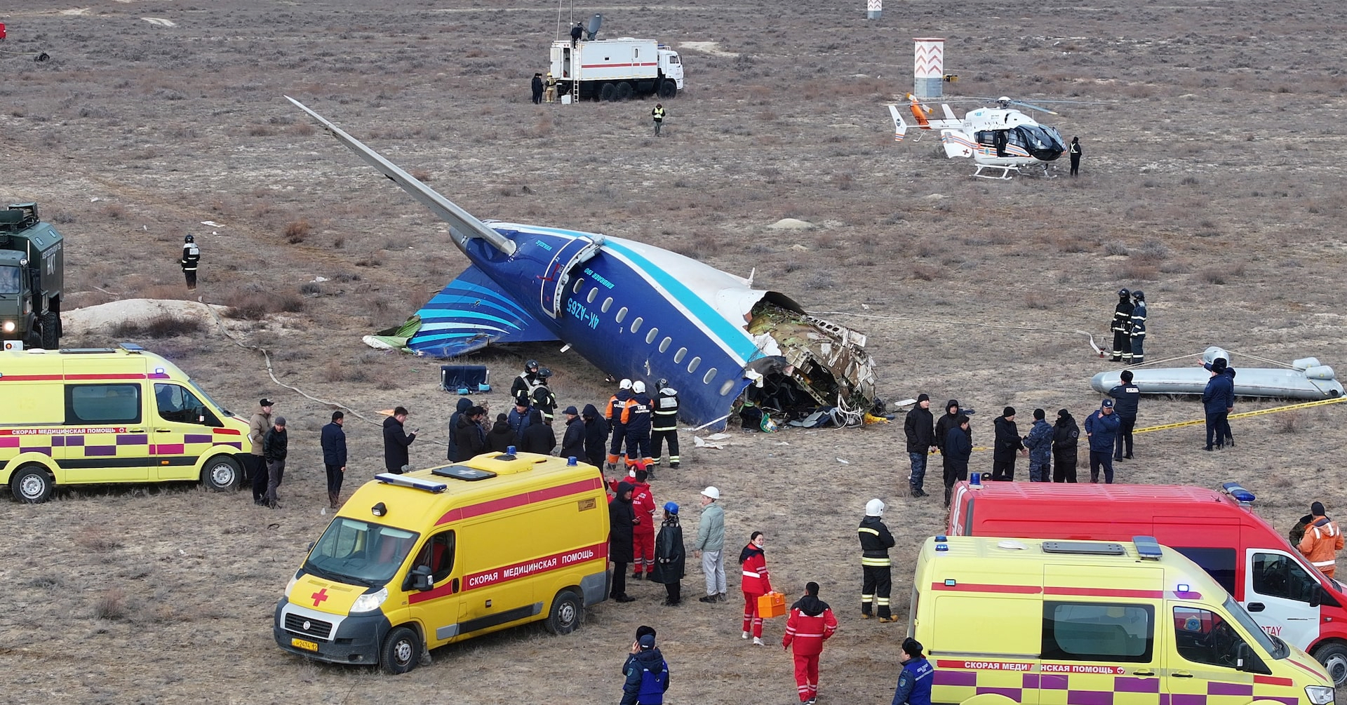 カザフの旅客機墜落、ロシア防空システムの関与示す兆候＝米当局者