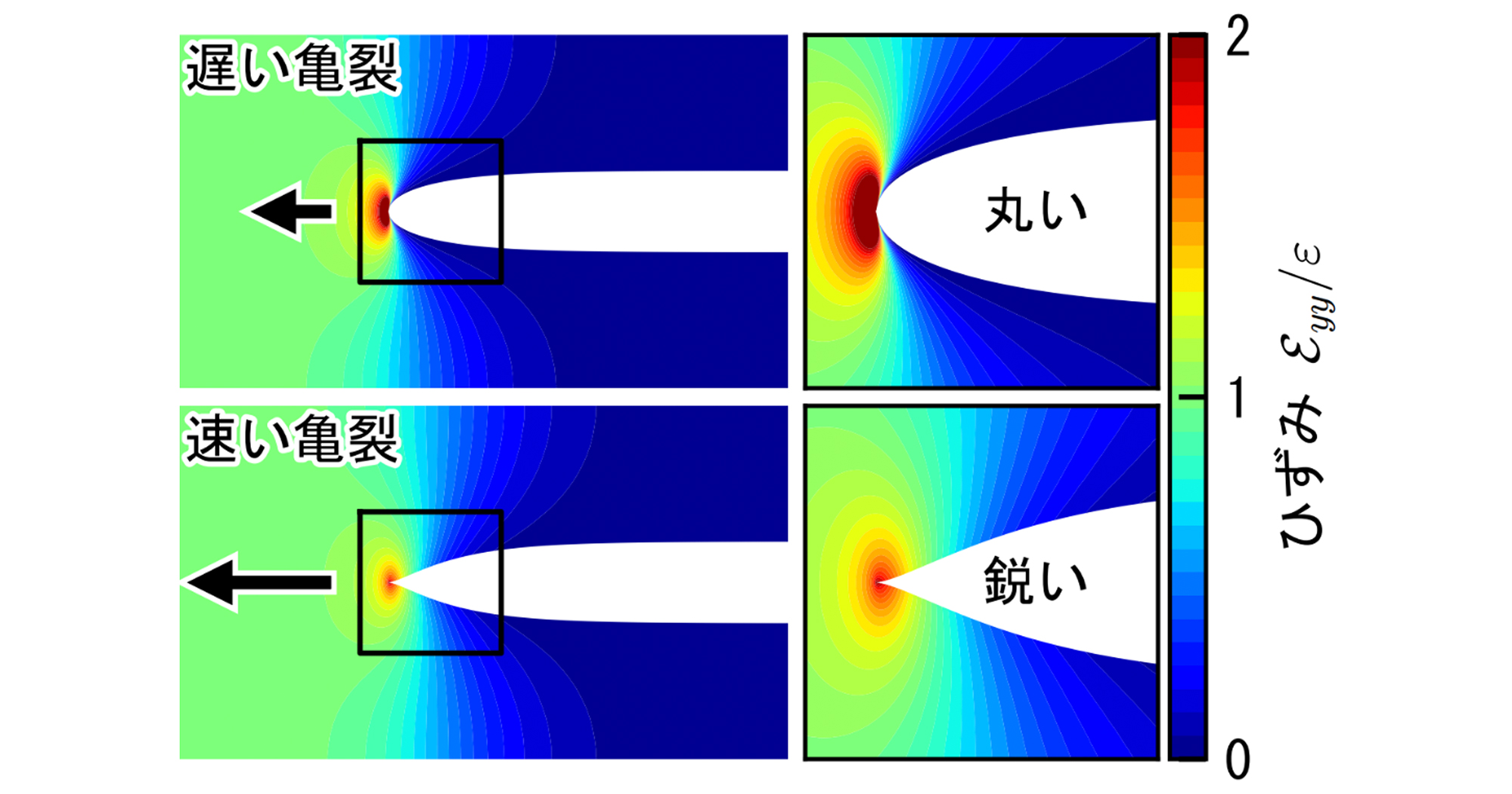 ゴムの鋭い亀裂は粘弾性から生じる ～ノーベル賞受賞者30年来の理論を証明～