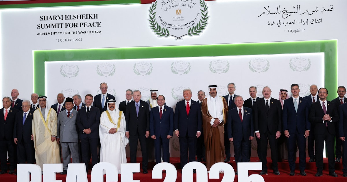 トランプ氏、ガザ停戦「第2段階へ」 エジプトで中東和平サミット