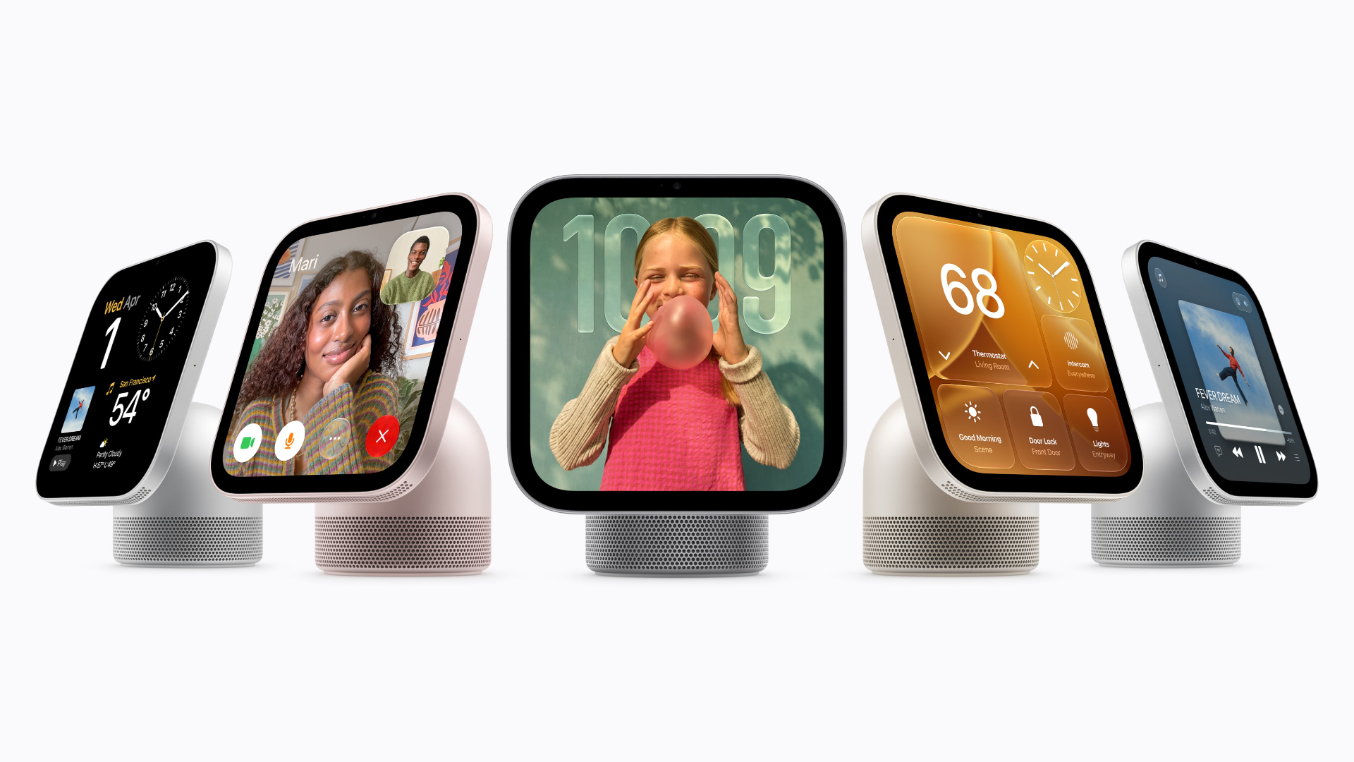 Apple初のスマートディスプレイ「HomeView」、Siri AI搭載で299ドル