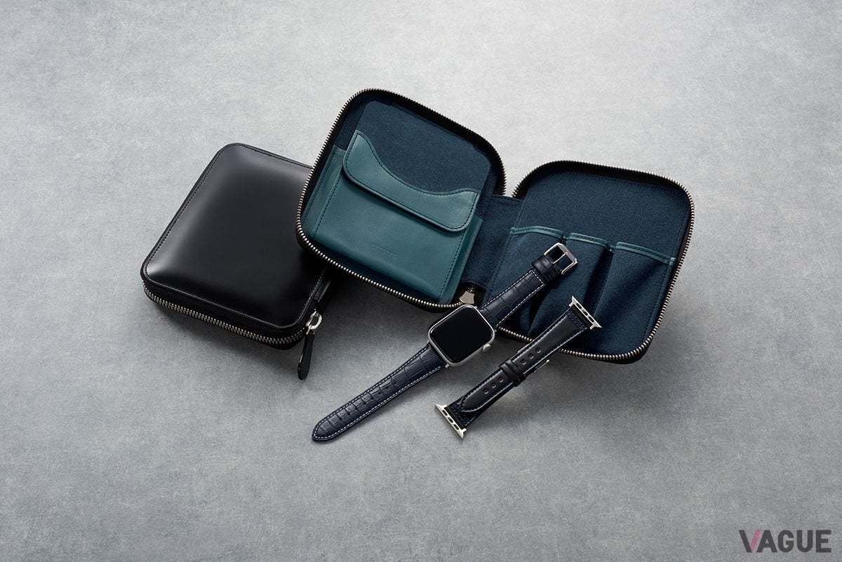 アップルウォッチが大人の上質感をまとう…ケースは松坂牛！ 時計バンドの老舗が手がけるアップルウォッチバンドとは