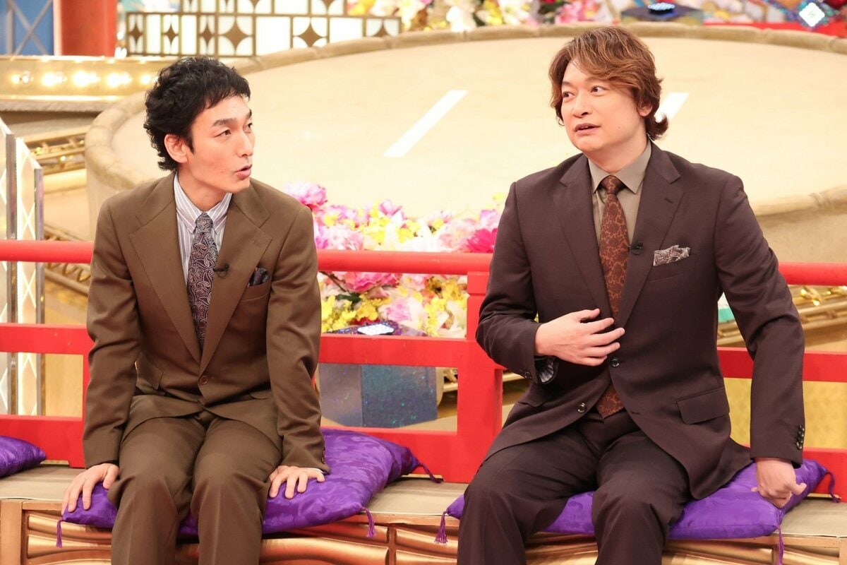 草彅剛＆香取慎吾「こんなふうに2人でフジテレビの収録に臨むことができたのは、うれしかった」『大相撲フードバトル ～2025冬の陣～』