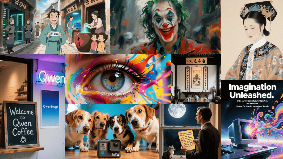 画像生成AI「Qwen-Image」登場、OpenAIやFlux超えの高品質画像を生成可能で「複数行の漢字」を自然に描写できる驚異的テキスト描画性能をアピール