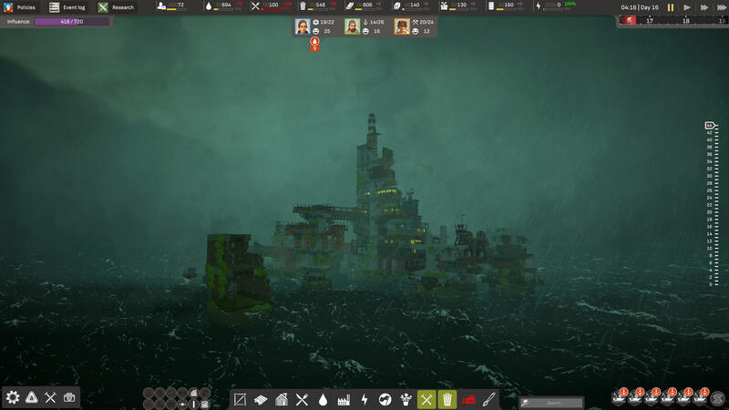 海に沈みゆく終末世界で都市を築くポストアポカリプス建設シム『崩壊都市』が面白そう。水位は常に変動し、現実の物理法則に基づき構造物は倒壊【今週のインディー3選】（Game Spark）