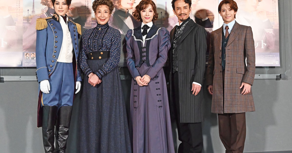 ミュージカル「コレット」開幕、明日海りおが七海ひろきとの共演に「絶対的な安心感がある」（会見レポート）