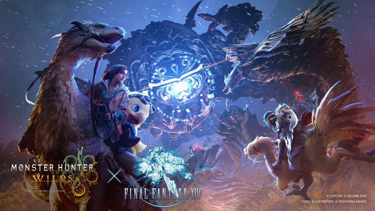『モンハンワイルズ』×『FF14』コラボは9月29日よりスタート。暗黒騎士とピクトマンサーで狩りに挑む！【TGS2025 カプコンオンラインプログラム】