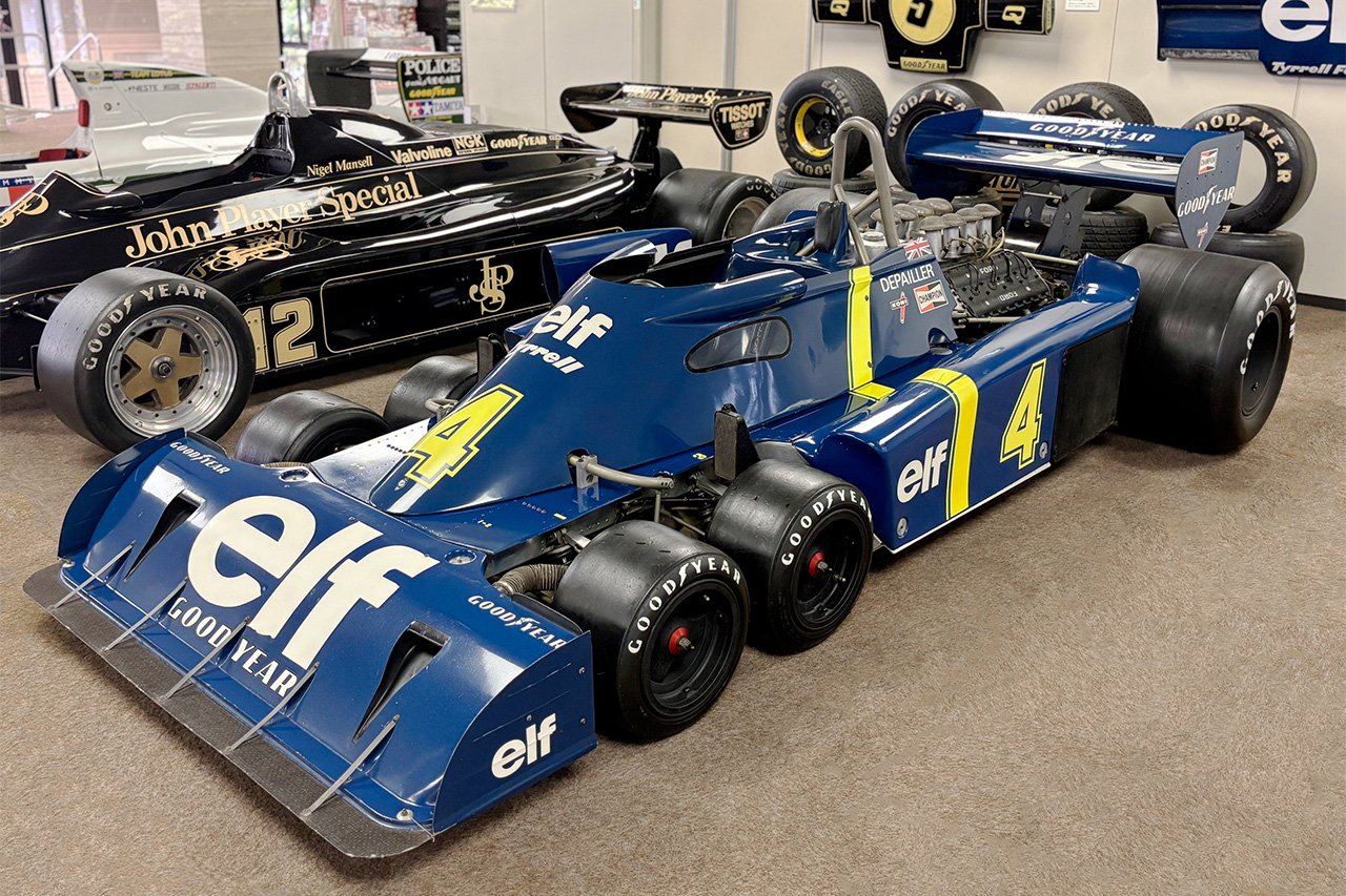 タミヤ 6輪F1マシン「タイレルP34」実車を東京・新橋で6月末まで無料展示