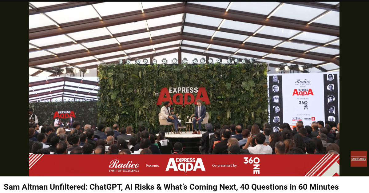 OpenAIのアルトマンCEO、「宇宙データセンターは馬鹿げている」 インドでの対談で