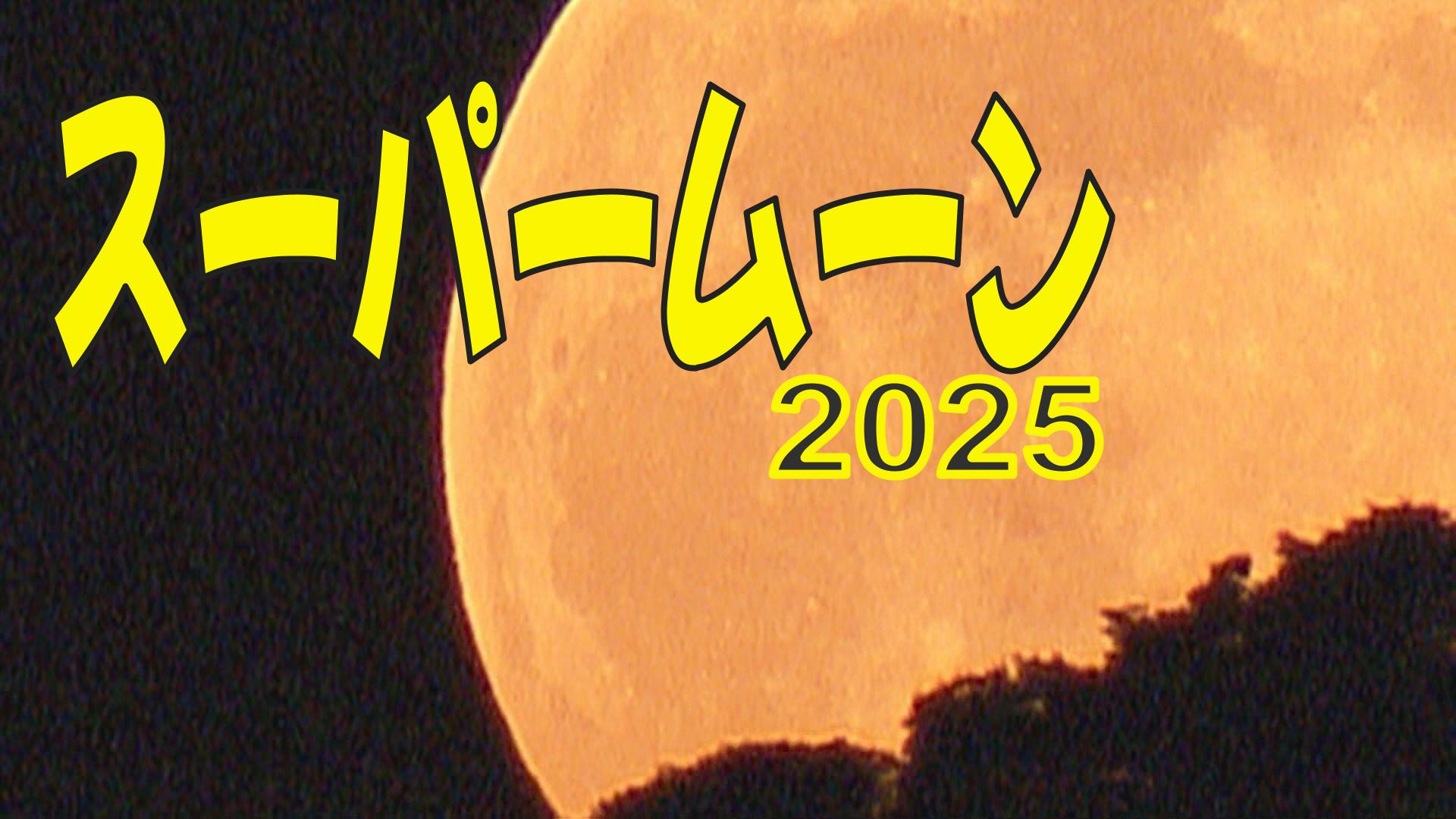 【スーパームーン2025】11月5日（水）夜に今年最大の満月 見頃は何時?なぜ大きく見える?