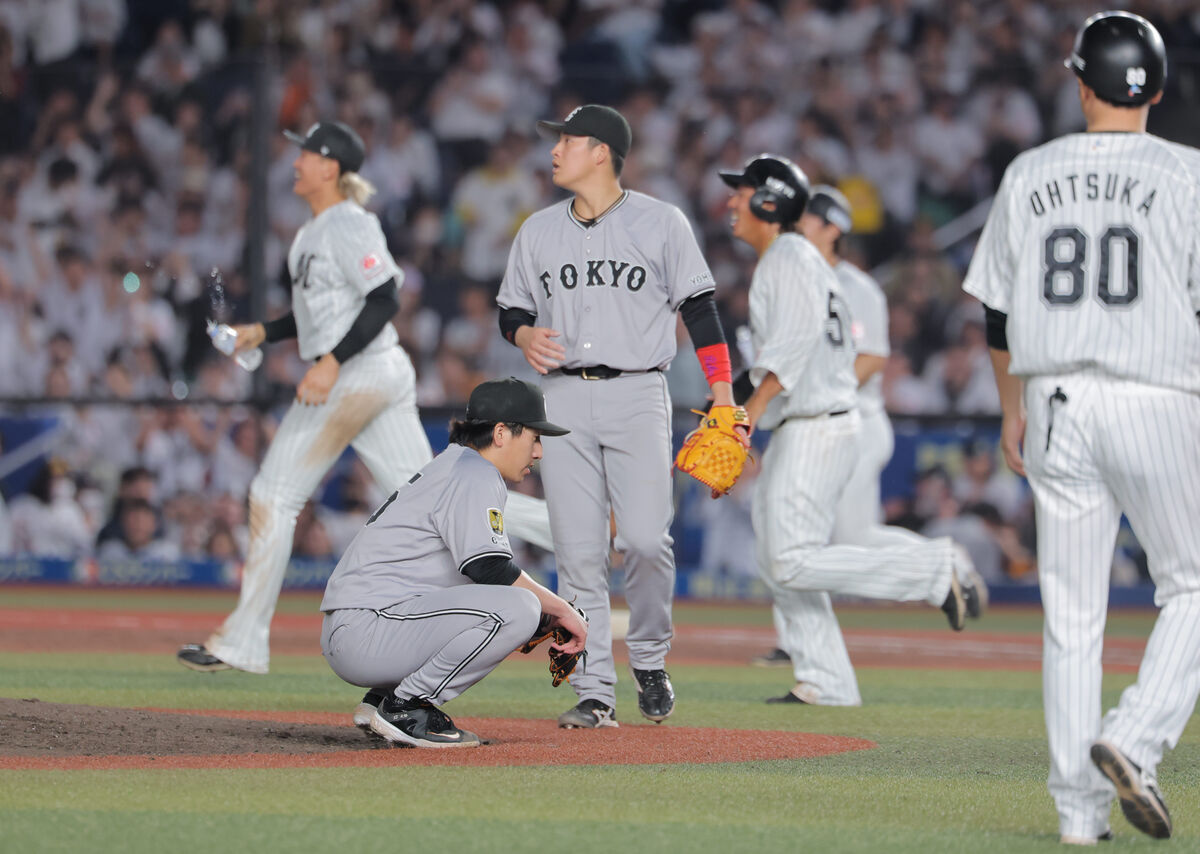 【巨人記録室】珍しい幕切れ…押し出し死球でのサヨナラ敗戦は１４年ぶり５度目 交流戦では初