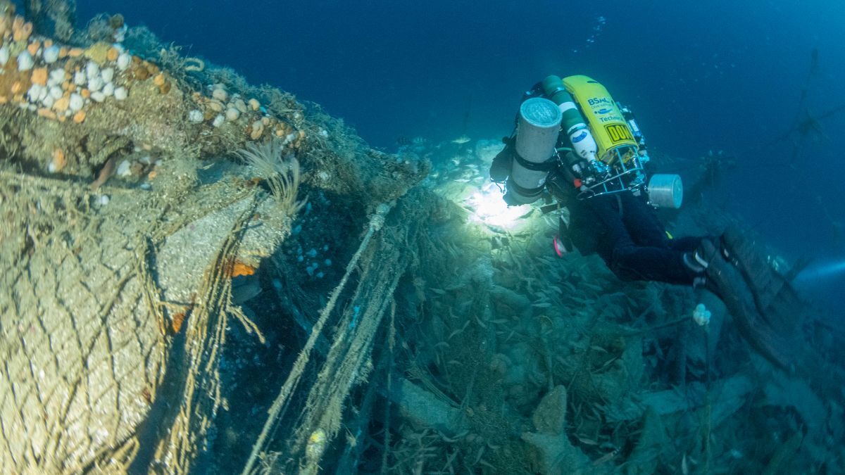 英国沖で１９世紀の沈没船発見、長年の海事の謎が明らかに