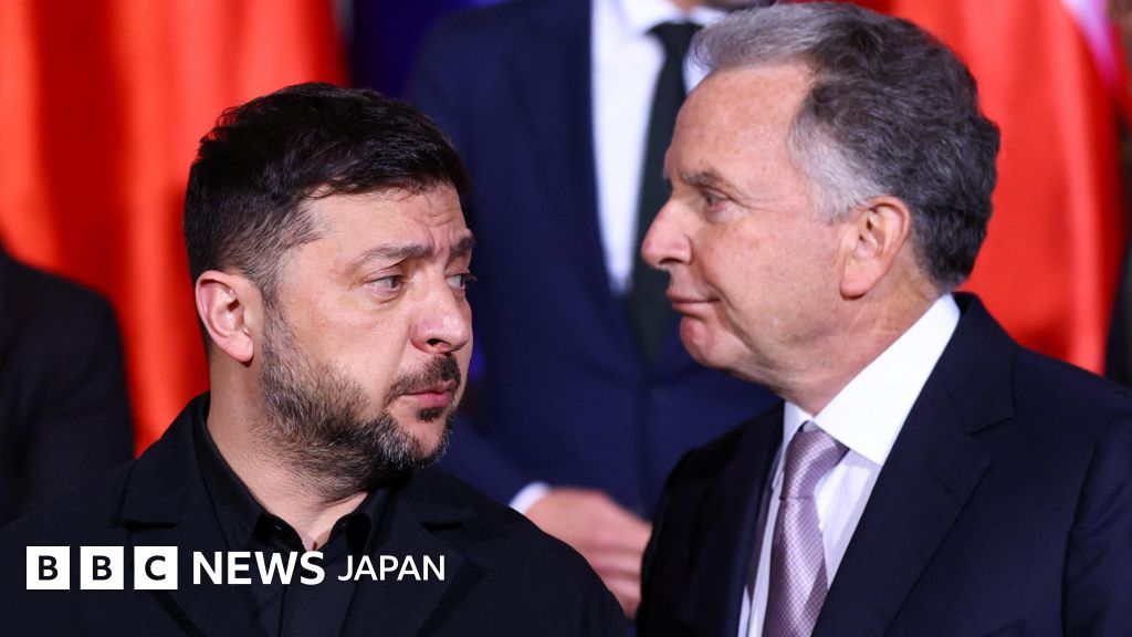 米特使らのキーウ未訪問は「無礼」 ゼレンスキー氏が地元メディアに