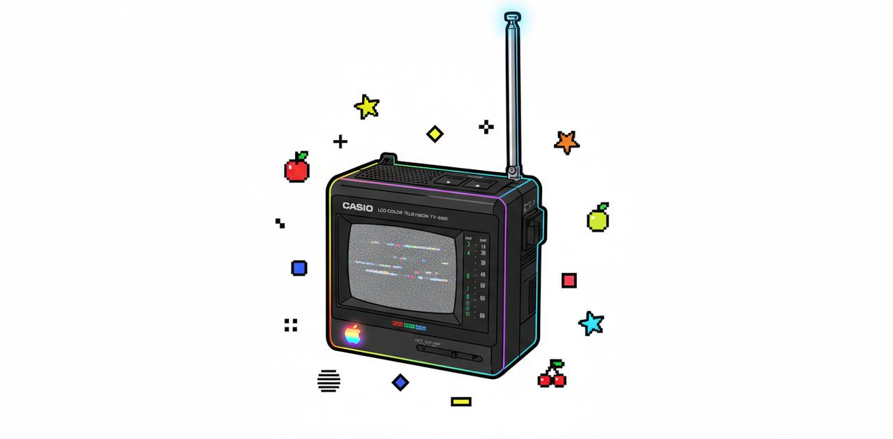 Appleロゴの日本製テレビ…16万円で落札された謎ガジェット