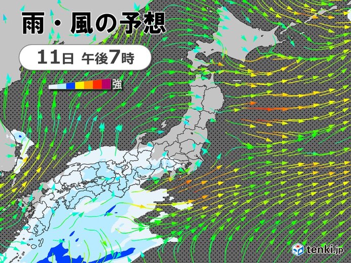 11日(日)も西から天気下り坂 九州～関東で雨 沖縄は警報級の大雨 次の週末も雨